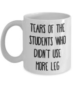 Funny Riding Instructor Gift - Equestrian Sports Coffee Mug with More Leg Horse Sayings & Barn Life Theme
