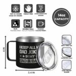 Gifts for Dad from Daughter, Son - Fathers Day Gift for Dad - Birthday, Father's Day, Christmas Gifts for Dads - Father Gift Ideas - New Papa Daddy Stepdad Ideas - 14 Oz Coffee Mug