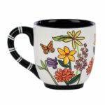 Glory Haus Sweet Home Alabama Flower Mug - 16oz Ceramic Coffee Mugs, Ideal for Hot Drinks like Tea, Coffee, Hot Chocolate, Floral Cups Perfect for Alabama Residents, Souvenirs...