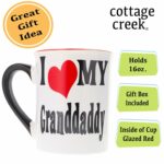Grandpa Coffee Mug - 16oz Ceramic I Love My Granddaddy Coffee Cup, Gifts for Men, Christmas Gifts for Men, Home Decor Mens Gifts, Ideal Grandpa Gifts, Dad and Grandparent Gifts,...