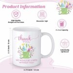 Havawish 3 Pcs Housekeeping Gifts Cleaning Bags for Housekeepers Cleaning Makeup Bag Thank You Coffee Mug 11 oz Novelty Mug Housekeeping Appreciation Keychains