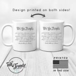 Ink Trendz We the People Coffee Mug - US Constitution Flag American Patriot Novelty Cup Great Gift Idea For Men Dad Father Husband Military Veteran Conservative United States