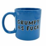 Island Dogs Giant Grumpy as Fck Novelty Coffee Mug - Funny Gift for the Grump in Your Life - Perfect for the coffee or tea lover in your home or office