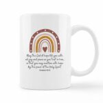 kunlisa Boho Christian Mug - Inspirational Christian Gift, Romans 15:13, Bible Verse Scripture Mug, Religious Mug, 11 oz Ceramic