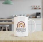 kunlisa Boho Christian Mug - Inspirational Christian Gift, Romans 15:13, Bible Verse Scripture Mug, Religious Mug, 11 oz Ceramic