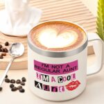 Lifecapido Aunt Gifts Coffee Mug, Birthday Mothers Day Christmas Gifts for Aunt form Niece or Nephew (14oz, Creamy)