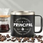 Lifecapido Principal Appreciation Gifts, A Truly Amazing Principal is Hard to Find 14oz Coffee Mug with Keychain, Principal Gifts Principals Day Gifts Birthday Gifts Christmas...