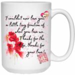 Mom's Love Mug (Not Signed) - Mother's Day Mug, Mother's Day Gifts, Mother's Day Gifts for Mom, Mother's Day Gifts From Daughter, Mother's Day Gifts From Son (White, 15 oz.)