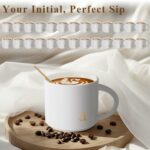 Monogrammed Ceramic Large Coffee Mug Tea Cup Women Men Teacher Gifts Female Male Preschool Kindergarten Pre K Prek Middle High School First Year 1st 2nd 3rd 4th 5th Grade,Z