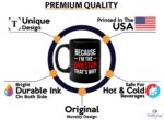 Movie Director Coffee Mug 11oz Black - Because I'm the director that's why - Director Manager Boss Leader Coworker Appreciation Work Bestie