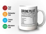 Nutrionist Fact Label Coffee Mug - Gift Ideas For Drone Pilot Novelty Cup Sarcasm Gag Meme Diet Dietitian Health Psychologist Nutritional