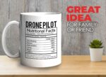 Nutrionist Fact Label Coffee Mug - Gift Ideas For Drone Pilot Novelty Cup Sarcasm Gag Meme Diet Dietitian Health Psychologist Nutritional