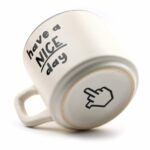 Palto Design,Funny Coffee Mug for Men and Women - Have A Nice Day Coffee Mug Middle Finger Bottom | Gifts for Adults - Novelty Coffee Mugs, Funny Mugs, Funny Coffee Cups Gag Gift
