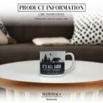 Pavilion Gift Company - Good In The Woods - 17 Oz Coffee Mug Tea Cup Woodland Hiking Camping Bear Cabin Woods Lodge Gift Outdoorsy