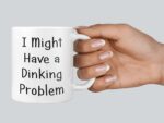 Pickleball Gift Coffee Mug - I Might Have a Dinking Problem (11 oz)
