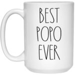 Popo Mug - Best Popo Ever Coffee Mug - Gifts for Christmas - Birthday Gifts - Gift Cup For Popo - Family Coffee Mug For Birthday Present For The Best Popo Coffee Cup 11oz