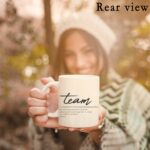 QUICQOD Team Gifts for Employees,Team Definition Ceramic Mug,Employee Appreciation Gifts for Coworkers Colleague Boss,Teamwork Thank You Gifts Christmas Birthday Thanksgiving...