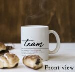 QUICQOD Team Gifts for Employees,Team Definition Ceramic Mug,Employee Appreciation Gifts for Coworkers Colleague Boss,Teamwork Thank You Gifts Christmas Birthday Thanksgiving...