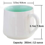 Rabbit Mug Animal Inside Mug 3D Ceramic Coffee Mug 12oz Coffee Cup Handmade Animal Figurine Holiday and Birthday Gift(Rabbit)