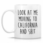 Retreez Funny Mug for Moving to California - Moving to California Gift - 11 Oz Ceramic Coffee Cup for Relocating to California - Humorous Farewell Gift For Birthday, Moving Away...