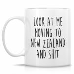 Retreez Funny Mug for Moving to New Zealand - Moving to New Zealand Gift - 11 Oz Ceramic Coffee Cup for Relocating to New Zealand - Humorous Farewell Gift For Birthday, Moving...