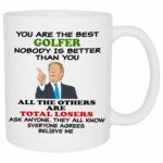 Rogue River Tactical Best Funny Golf Coffee Mug Believe Me Novelty Cup Joke Great Gag Gift Idea For Office Work Humor Sarcastic Golfers