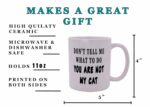 Rogue River Tactical Funny Cat Owner Coffee Mug Novelty Cup Great Gift Idea For Cat Kitten Owners