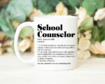 School Counselor Definition Mug - School Counselor Gifts - School Counselor Mug - School Counselor Graduation - Guidance Counselor Gifts - Mug For School Counseling Staff 11oz