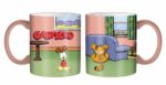Silver Buffalo Garfield Ceramic Mug Featuring Garfield and Odie, 20 Ounces