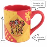 Silver Buffalo Harry Potter Gryffindor House Crest Ceramic Mug, 14 Ounces