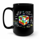 The Next Melting Cube Speed Cubing Math Vintage Puzzle Youth Gifts Coffee Mug (11 oz, Black)