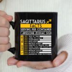 TODOLIA -11Oz- Sagittarius Facts Coffee Mug, Zodiac Sign Sagittarius Coffee Cup, Sagittarius Birthday Gift Mug, Sagittarius Symbol Mug, Ceramic Glossy Mug Gift For Family,...