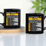 TODOLIA -11Oz- Sagittarius Facts Coffee Mug, Zodiac Sign Sagittarius Coffee Cup, Sagittarius Birthday Gift Mug, Sagittarius Symbol Mug, Ceramic Glossy Mug Gift For Family,...