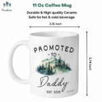 Vivulla68 Promoted to Parents Mommy Daddy 2025 Mugs, New Parent Gifts for Couple, New Mom and Dad Gifts First Time 2025, New Parents Christmas Gifts, Parent Coffee Mugs, Mom and...