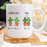 YouNique Designs One Month Anniversary Mug, 11 Ounces, Funny One Month Anniversary Coffee Mug for Boyfriend and Girlfriend, 1 Month Dating Anniversary Cup, First Month Dating...